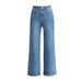 Women's Clothing High Waist Flare Leg Stretch Jeans For Women - Non-Slip Comfort, Slim Fit, Petite To Plus Size, Straight To Flare Hem_mkmklike.com