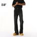 EF JEANS | 2025 Spring New American Retro Micro-pull Slim-fit Washed Black And Gray Versatile Denim Trousers_mkmklike.com