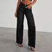 Women's High Waist Straight Leg Jeans - Stretch Denim Pants With Comfort Fit, Classic Blue/Black/Gray Washed, Casual & Streetwear Style (S-XXL)_mkmklike.com