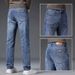 High-end Blue Jeans Men's Loose Straight Autumn And Winter 2025 New Elastic Casual Large-size Versatile Pants Men_mkmklike.com
