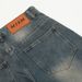 Multi-Pocket Cargo Jeans For Men, High Street Style, Trendy Design With Ribbon Decoration, Loose Washed Straight-Leg_mkmklike.com