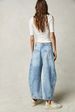 K Casual Loose Mid Waist Tube Shaped Women's Jeans. No Belt Or Other Accessories_mkmklike.com