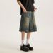 Men's Clothing Summer New Washed Denim Shorts Loose Casual Versatile Shorts Trendy High Street Straight Shorts_mkmklike.com