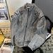 Loom Retro Heavy-duty Patchwork Short Denim Trendy Brand European And American Street Cleanfit Motorcycle Jacket For Men_mkmklike.com