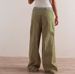 Women's Striped Wide Leg Jeans - High Waisted Loose Fit Casual Denim Pants With Elastic Waistband & Patchwork Design For Streetwear Fashion_mkmklike.com