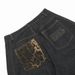 Design Sense Large Pocket Scimitar Jeans For Men American Style Trendy Brand Leopard Print Patchwork Wide-Leg_mkmklike.com