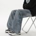 Men's American High Street Jeans, Elastic Waisted Loose Straight Leg Micro Pants, Men's 2025 New Style_mkmklike.com