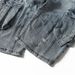 Post-Industrial Distressed Washed Workwear Jeans For Men With Design Sense, Heavy-Duty Split And Spliced Wide-Leg_mkmklike.com