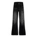 Inkjet Printed Washed Water Ripple Denim Flared American Street Style Vibe Niche Loose Casual Long Pants For Men_mkmklike.com