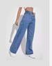 Women's Washed Straight Leg Jeans - Loose Fit Retro Denim Pants For Casual Wear (Versatile Style)_mkmklike.com