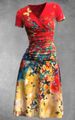 Women's Printed Digital Knitted Tight Long Slim Waist Long Skirt_mkmklike.com