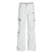 American Style Functional Multi-Pocket Cargo Jeans For Men, Trendy Design, Unique Niche Flared Long Pants_mkmklike.com