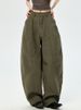 K Retro Curved Knife Jeans Women's New Casual Loose Hanging Straight Leg Wide Leg Floor Length Pants_mkmklike.com