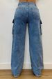 K European And American Fashion Street Style Pocket Diamond Inlaid Casual Jeans Work Pants_mkmklike.com