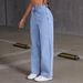 Women's High-Waisted Casual Jeans European American Design Autumn New Arrivals Women's Denim Fashion_mkmklike.com