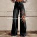 2025 Independent Website Xiyin European And American Foreign Trade Plus Size Casual Printed Jeans Wide Leg 3D_mkmklike.com