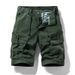 Men's Clothing Men's Summer New Zipper Multi Pocket Trendy Retro Workwear Shorts_mkmklike.com