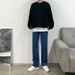 Men's Classic Straight Leg Denim Jeans | Comfort Stretch Fabric | Wrinkle-Resistant & Breathable For Everyday Wear_mkmklike.com