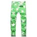 Men's Clothing Fashion Printed Pattern Jeans Casual Outing Light Luxury Men's Trousers_mkmklike.com