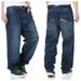 Pulse Spring And Autumn New Regular Jeans For Men Plus Size Loose Fit Long Extra Large Straight Leg Mid-Waist Pants_mkmklike.com