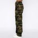 Vintage Camo Cargo Jeans For Women - Streetwear High Waist Loose Fit Denim Pants With Multiple Pockets_mkmklike.com