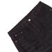 Men's Stretchy Textured Denim Shorts Black Distressed Stylish Versatile Durable Mid-Length Summer Wear_mkmklike.com