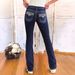 Women's Clothing Denim Trousers Retro Double Button Jeans_mkmklike.com