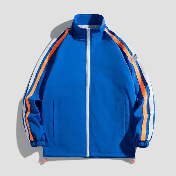 Live Streaming Men's Spring 2022 New Windbreaker Trendy Handsome Loose Fit Autumn And Winter Baseball Jacket One Piece_mkmklike.com