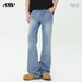 Men’s Retro Slim Fit Flared Jeans – Vintage High-Waisted Denim Pants (Blue & Azure, S-XL)_mkmklike.com