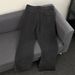 Men's Gradient Frayed Hem Flared Jeans – Vintage Washed Denim Pants With Distressed Details (S-3XL, Blue/Black)_mkmklike.com