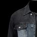 Loom Europe Station 2023 Autumn New Washed Trendy Brand Color Block Casual Denim Jacket Men's Turn-Down Collar Coat_mkmklike.com
