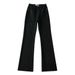 Women's Clothing Blogger High Waist Elastic Bell Bottom Pants Hot Girl Slim Raw Edge Long Jeans_mkmklike.com