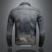 Cross-Border Foreign Trade European Size Personalized Zipper Motorcycle Men's Turn-Down Collar Denim Jacket Trendy Retro_mkmklike.com