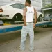American Pants Hip Hop Streetwear Unisex Casual Y2k Retro Baggy Trendy Cupid Angel Pattern Men Women Straight Leg Jeans_mkmklike.com