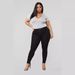 Women's Clothing Plus Size Fashion High Stretch Denim Small Leg Pants_mkmklike.com
