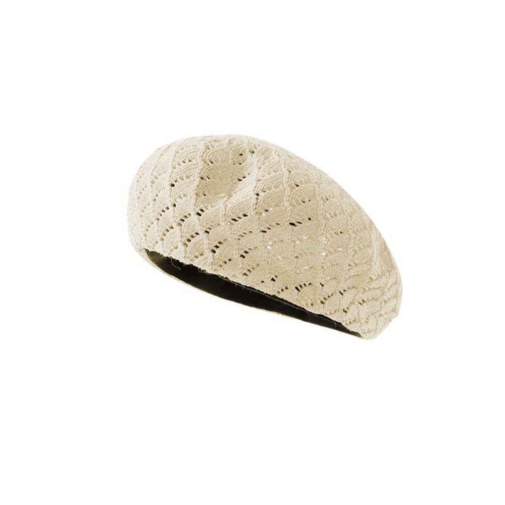 Hot Sale Thin Casual For Beanies Bonnet Cowboy Cap Autumn Women Caps Octagonal Painter Hat Knitted Beret_mkmklike.com