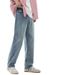 Straight Jeans Men's Spring And Summer New American Retro High Street Large Size Men's Loose Wide-leg Pants Versatile Trousers_mkmklike.com