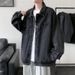 Retro Washed Denim Jacket Men's Spring And Autumn Loose Workwear Jacket Top_mkmklike.com