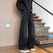 Men's Clothing Distressed Patchwork Jeans – Oversized Baggy Denim Pants With Vintage Wash | High Street Fashion, Button Fly, Relaxed Fit_mkmklike.com