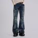 2025 New Micro-flared Jeans Men's And Women's Y2k Retro Washed Boots Goth High Street Trousers_mkmklike.com