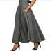 Women's Clothing classic solid color half length big swing skirt fashionable women's versatile style spot_mkmklike.com