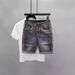Men's Clothing Denim Shorts Men's Summer American Loose Pants Baita Casual Shorts Control_mkmklike.com