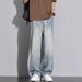 Jeans Spring Summer New Straight Leg High Street Casual Men's Korean Version Loose And Versatile Pants Men_mkmklike.com