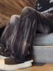 Men's High Street Retro Washed Distressed Tie Dye Jeans Loose Fit Slightly Flared Wide Leg Pants Vibe Denim_mkmklike.com