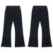 Vibe Trendy Flared Jeans American Street Style Men's Multi-Pocket Design Deconstructed Solid Color Casual Pants_mkmklike.com