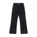Flared Vibe Trendy Brand Men's Solid Color Simple Versatile Loose Wide-Leg Long American Style Hippie Casual Pants_mkmklike.com
