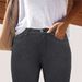 Women’s Clothing Women's High Waist Stretch Jeans Street Style Skinny Jeans Smart Casual Wear Solid Color Metallic_mkmklike.com