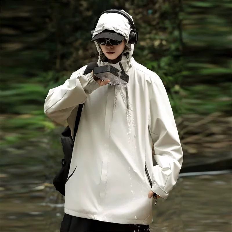 2025 Men's Fashion UV Protection Thin Breathable Outdoor Fishing Hooded Jacket_mkmklike.com