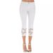 K Lace Ankle Thin Stretch Jeans For Women To Look Slim_mkmklike.com