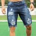 Men's Clothing Slim Fashion Jeans Shorts_mkmklike.com